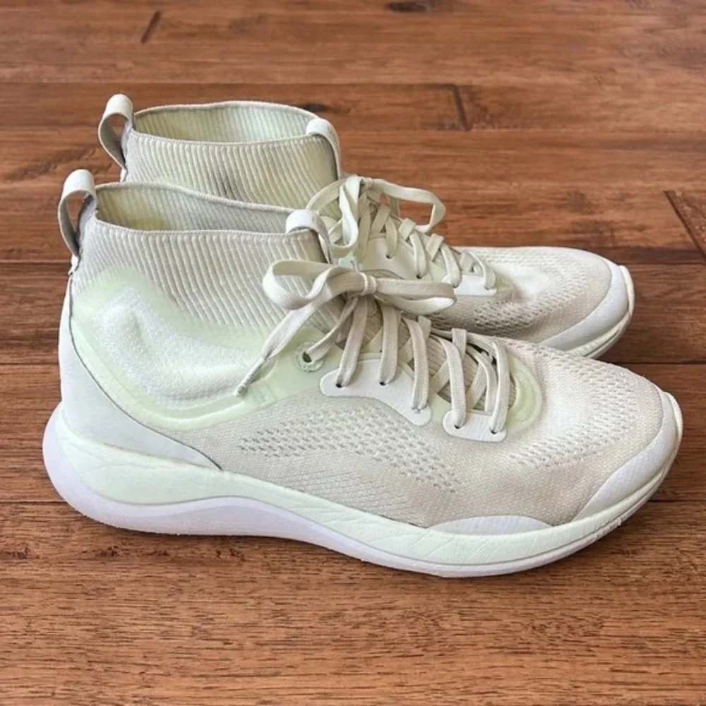 Lululemon Chargefeel Mid Workout Shoes Sneakers Elixir Alpine White Size 8.5